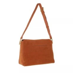 Coccinelle Liya Suede Handbag Leather Chestnut/Chestnut Crossbody Bag -Modetaschengeschäft A0159183 coccinelle 3