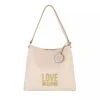 LOVE MOSCHINO Borsa Bonded Pu Avorio Hobo Bag