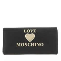 LOVE MOSCHINO Portafogli Pu Nero Clutch