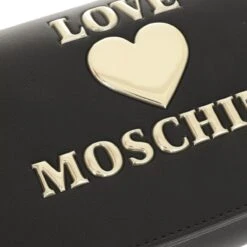 LOVE MOSCHINO Portafogli Pu Nero Clutch -Modetaschengeschäft A0161291 LoveMoschino 4