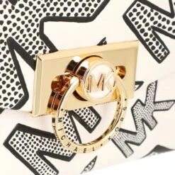 MICHAEL Michael Kors Xs Conv Xbody Black/Optic White Crossbody Bag -Modetaschengeschäft A0161400 MichaelMichaelKors 4