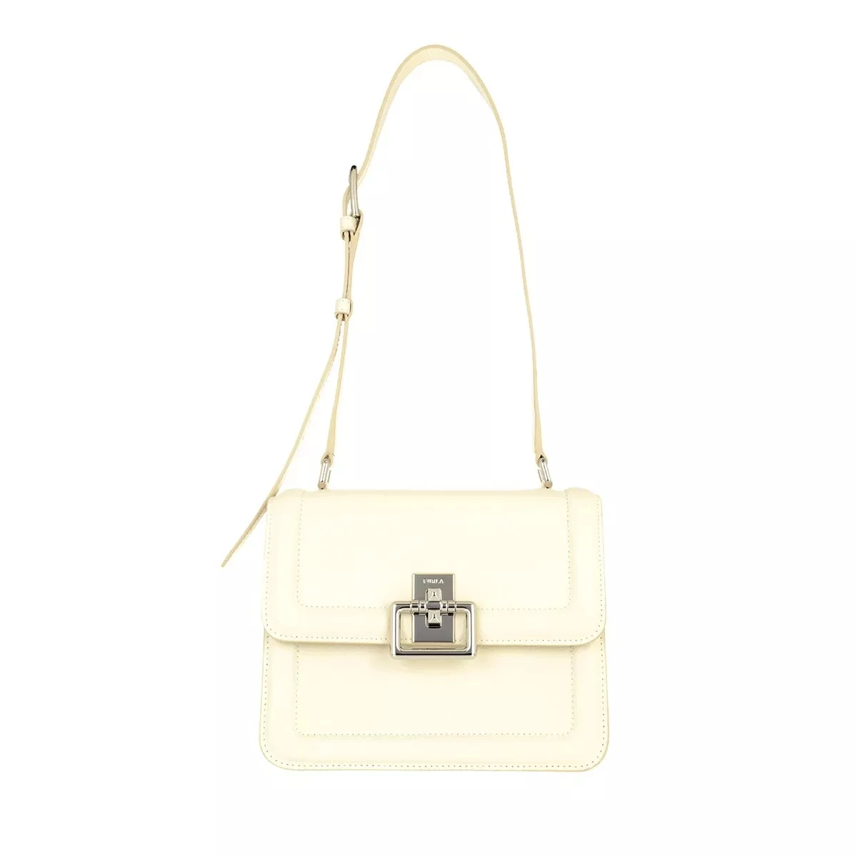Furla Villa S Crossbody White Cotton Crossbody Bag 3 Furla Villa S Crossbody White Cotton Crossbody Bag