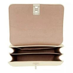 Furla Villa S Crossbody White Cotton Crossbody Bag 11 Furla Villa S Crossbody White Cotton Crossbody Bag -Modetaschengeschäft A0163137 Furla position 5