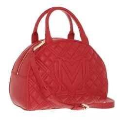 LOVE MOSCHINO Borsa Quilted Pu Rosso Bowling Bag 9 LOVE MOSCHINO Borsa Quilted Pu Rosso Bowling Bag -Modetaschengeschäft A0164045 LoveMoschino position 3