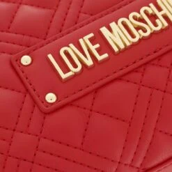 LOVE MOSCHINO Borsa Quilted Pu Rosso Bowling Bag 10 LOVE MOSCHINO Borsa Quilted Pu Rosso Bowling Bag -Modetaschengeschäft A0164045 LoveMoschino position 4
