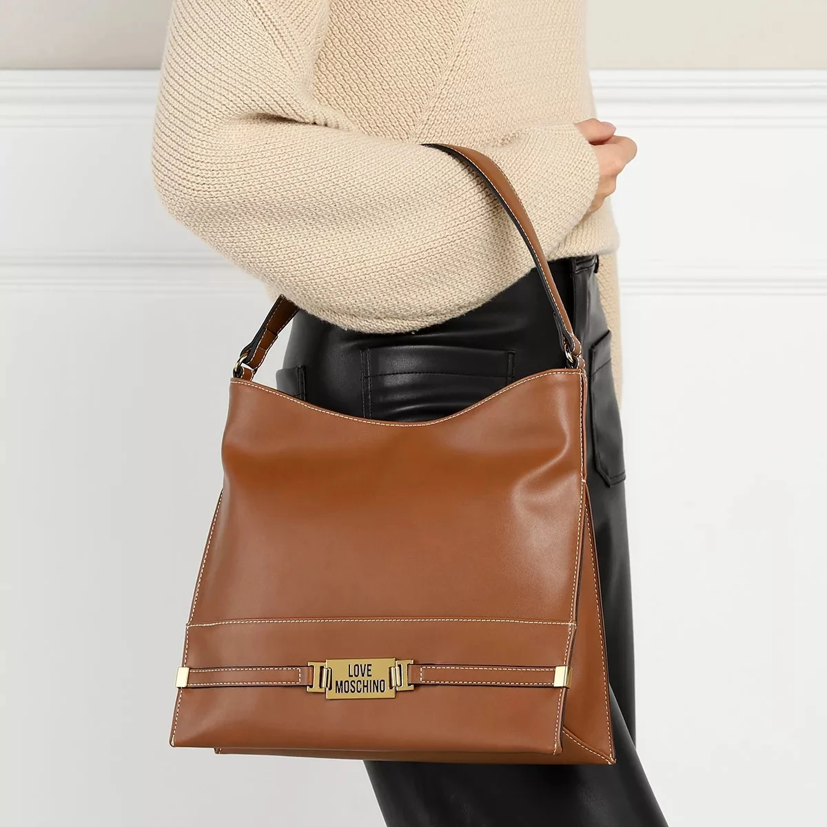 LOVE MOSCHINO Borsa Pu Cuoio Hobo Bag 4 LOVE MOSCHINO Borsa Pu Cuoio Hobo Bag – Bild 2