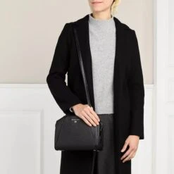 MICHAEL Michael Kors Small Satchel Black Bowling Bag -Modetaschengeschäft A0165883 MichaelMichaelKors Position 3