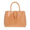 Coccinelle Alba Croco Shiny Soft Handbag Almond Tote 1 Coccinelle Alba Croco Shiny Soft Handbag Almond Tote -Modetaschengeschäft A0166380 Coccinelle position 1