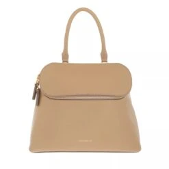 Coccinelle Juliette Handbag Bottalatino Leather Taupe Satchel