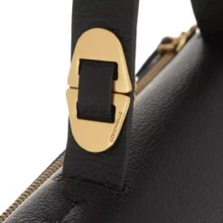 Coccinelle Josephine Handbag Grained Leather / Noir Noir Satchel -Modetaschengeschäft A0166415 Coccinelle position 5