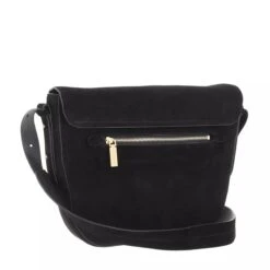 Coccinelle Gitane Suede Handbag Suede Leather Noir Hobo Bag -Modetaschengeschäft A0166417 Coccinelle 3