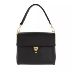 Coccinelle Marvin Desir Handbag Grainy Leather Noir Satchel