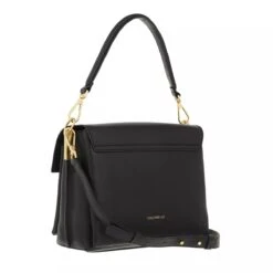 Coccinelle Marvin Desir Handbag Grainy Leather Noir Satchel -Modetaschengeschäft A0166464 Coccinelle Position 4