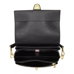 Coccinelle Marvin Desir Handbag Grainy Leather Noir Satchel -Modetaschengeschäft A0166464 Coccinelle Position 6