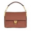 Coccinelle Marvin Desir Handbag Grainy Leather Cinnamon Satchel -Modetaschengeschäft A0166466 Coccinelle Position 1