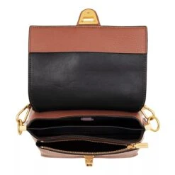 Coccinelle Marvin Desir Handbag Grainy Leather Cinnamon Satchel -Modetaschengeschäft A0166466 Coccinelle Position 6