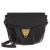 Coccinelle Beat Frange Handbag Grainy Leather Noir Saddle Bag 2 Coccinelle Beat Frange Handbag Grainy Leather Noir Saddle Bag -Modetaschengeschäft A0166490 Coccinelle position 1