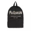 Alexander McQueen Metropolitan Graffiti Backpack Black/Ivory Rucksack -Modetaschengeschäft A0170095 AlexanderMcQueen position 1