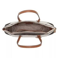 MICHAEL Michael Kors Marilyn Medium Top-Zip Tote Vanilla/Acrn Shopper -Modetaschengeschäft A0175251 MichaelMichaelKors position 5