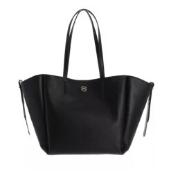 MICHAEL Michael Kors Freya Large Open Tote Bag Black Shopper