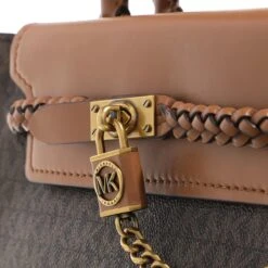 MICHAEL Michael Kors Sm Belted Satchel Brn/Acorn Satchel -Modetaschengeschäft A0175283 MichaelMichaelKors position 5