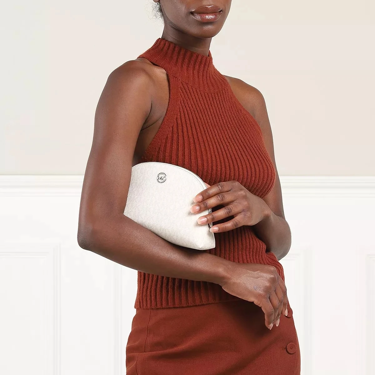 MICHAEL Michael Kors Lg Travel Pouch Opt/Allum Pochette 4 MICHAEL Michael Kors Lg Travel Pouch Opt/Allum Pochette – Bild 2