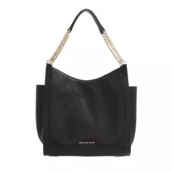 MICHAEL Michael Kors Medium Chain Shoulder Tote Black Tote