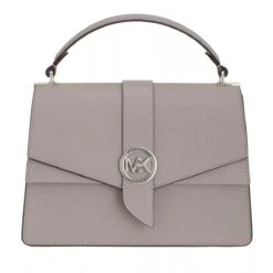 MICHAEL Michael Kors Greenwich Medium Th Satchel Pearl Grey Satchel