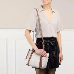 MICHAEL Michael Kors Sullivan Small Convertible Top-Zip Tote Vanilla Acrn Tote -Modetaschengeschäft A0176280 MichaelMichaelKors position 3