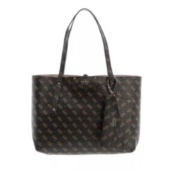 Guess Eco Brenton Tote Brown Logo Shopper