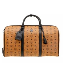 MCM Ottomar Weekender Medium Cognac Weekender
