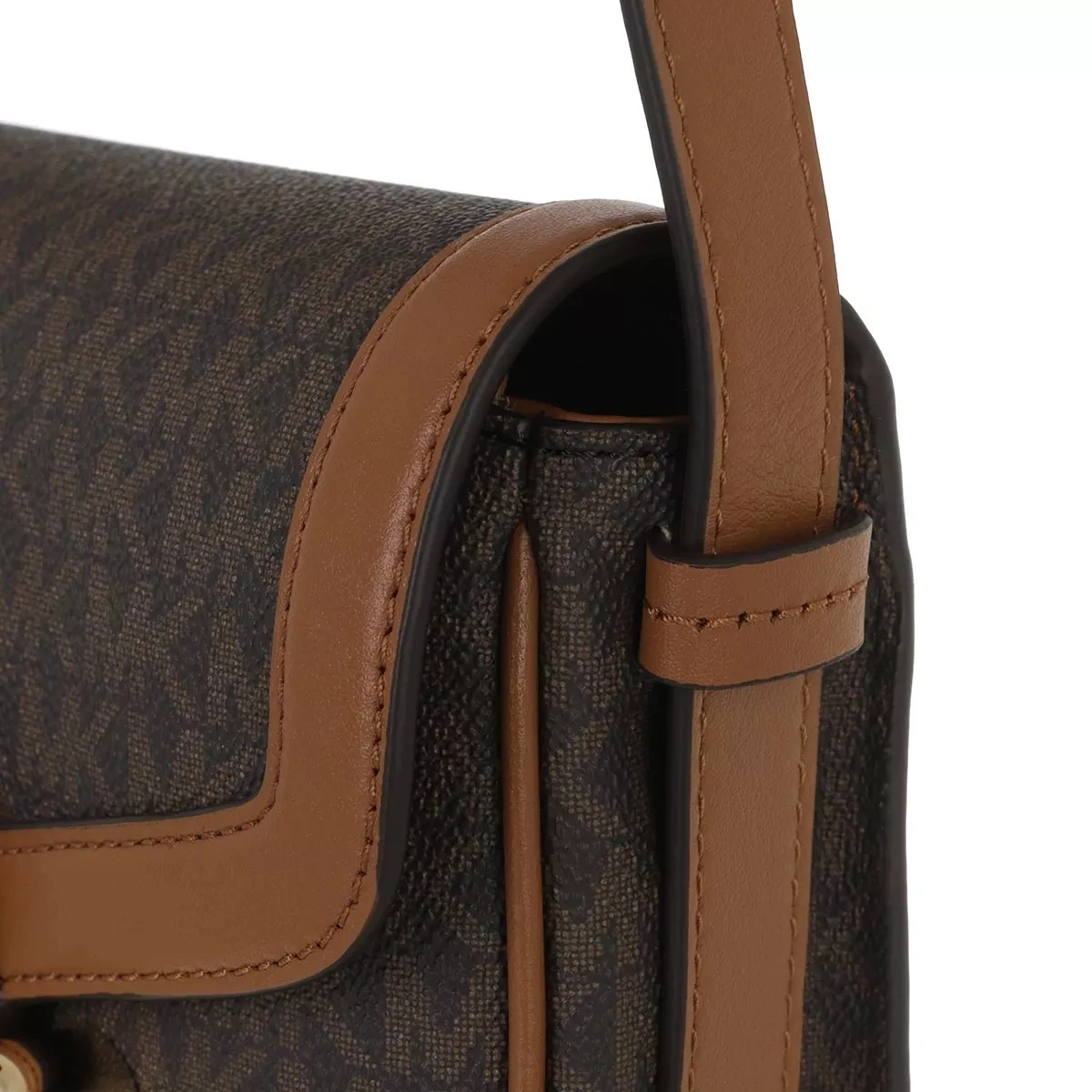 MICHAEL Michael Kors Medium Saddle Messenger Brown/Acorn Messenger Bag 6 MICHAEL Michael Kors Medium Saddle Messenger Brown/Acorn Messenger Bag – Bild 4