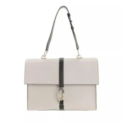 Furla Narciso M Shoulder Bag Perla E+Marmo C+Nero Satchel