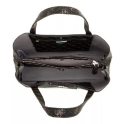 Guess Eco Brenton Girlfriend Satchel Brown Logo Shopper -Modetaschengeschäft A0180222 Guess position 5