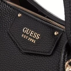 Guess Eco Brenton Girlfriend Satchel Black Shopper -Modetaschengeschäft A0180227 Guess position 4