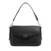 Guess Eco Brenton Flap Shoulder Bag Black Satchel -Modetaschengeschäft A0180229 Guess position 1