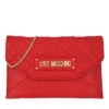 LOVE MOSCHINO Borsa Quilted Pu Rosso Envelope Bag -Modetaschengeschäft A0180793 LoveMoschino position 1