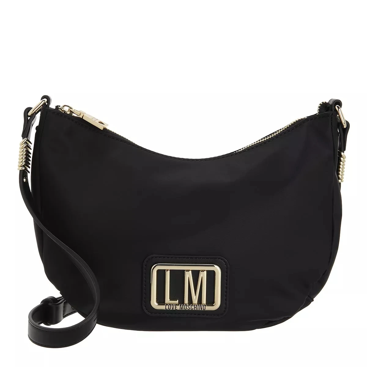 LOVE MOSCHINO Borsa Nylon Nero Nero Hobo Bag 3 LOVE MOSCHINO Borsa Nylon Nero Nero Hobo Bag