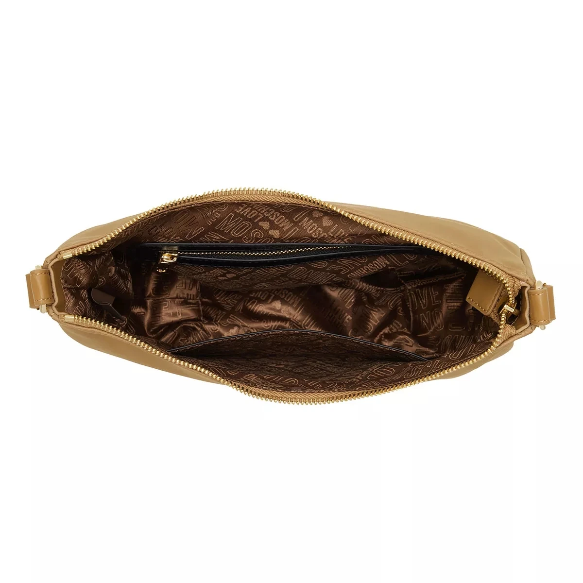 LOVE MOSCHINO Borsa Nylon Beige Hobo Bag 8 LOVE MOSCHINO Borsa Nylon Beige Hobo Bag – Bild 6