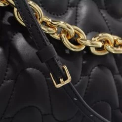 Coccinelle Ophelie Matelasse Handbag Noir Crossbody Bag -Modetaschengeschäft A0181738 Coccinelle position 5