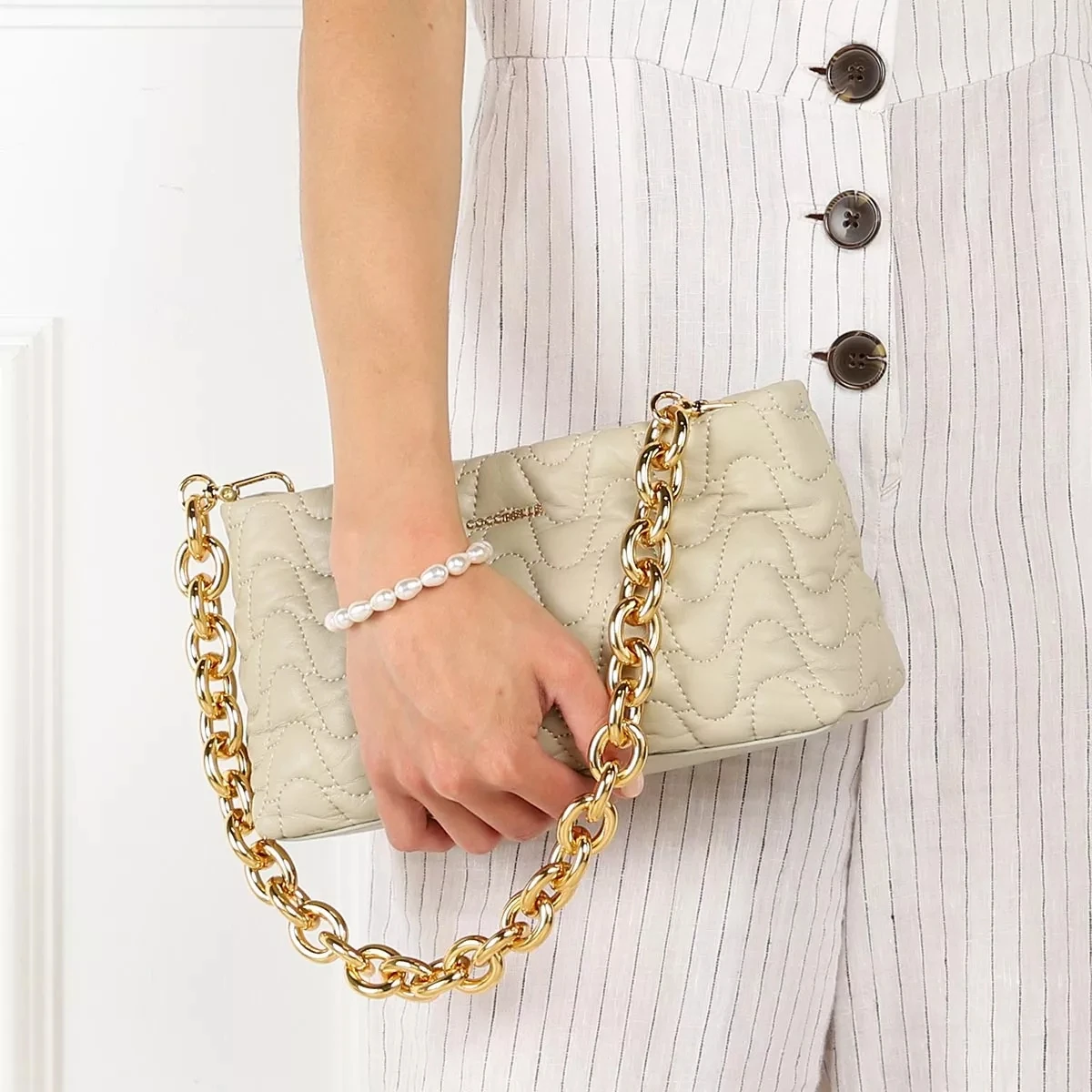 Coccinelle Ophelie Matelasse Handbag Gelso Crossbody Bag 4 Coccinelle Ophelie Matelasse Handbag Gelso Crossbody Bag – Bild 2