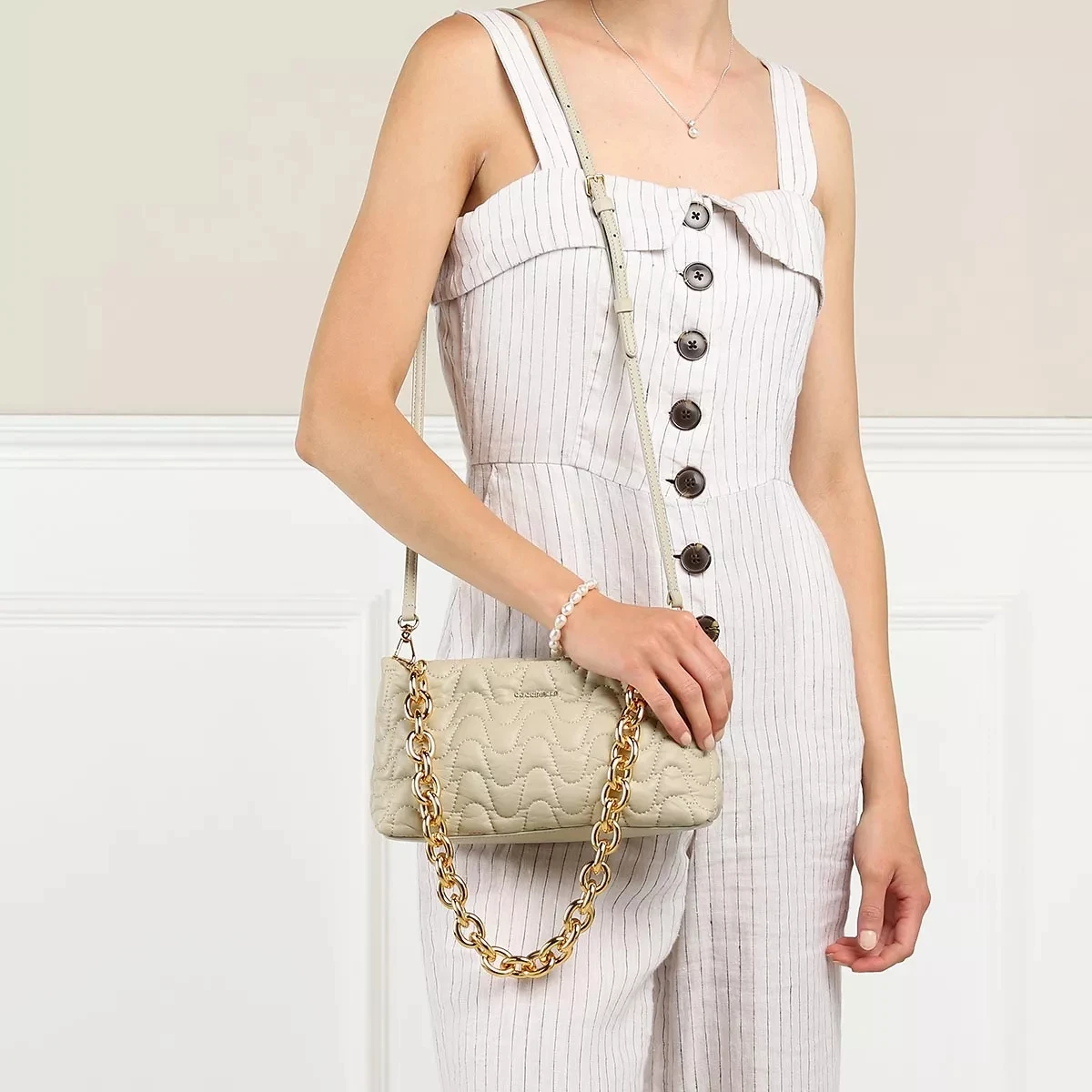 Coccinelle Ophelie Matelasse Handbag Gelso Crossbody Bag 5 Coccinelle Ophelie Matelasse Handbag Gelso Crossbody Bag – Bild 3