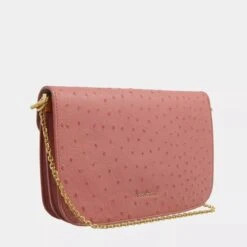 Coccinelle Beat Ostrich Handbag Camelia Crossbody Bag -Modetaschengeschäft A0181782 Coccinelle position 3