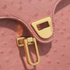 Coccinelle Beat Ostrich Handbag Camelia Crossbody Bag -Modetaschengeschäft A0181782 Coccinelle position 4