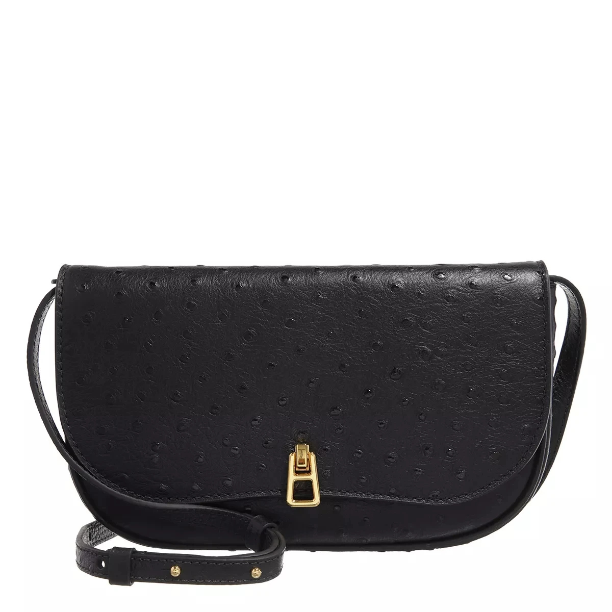Coccinelle Magie Ostrich Noir Crossbody Bag 3 Coccinelle Magie Ostrich Noir Crossbody Bag