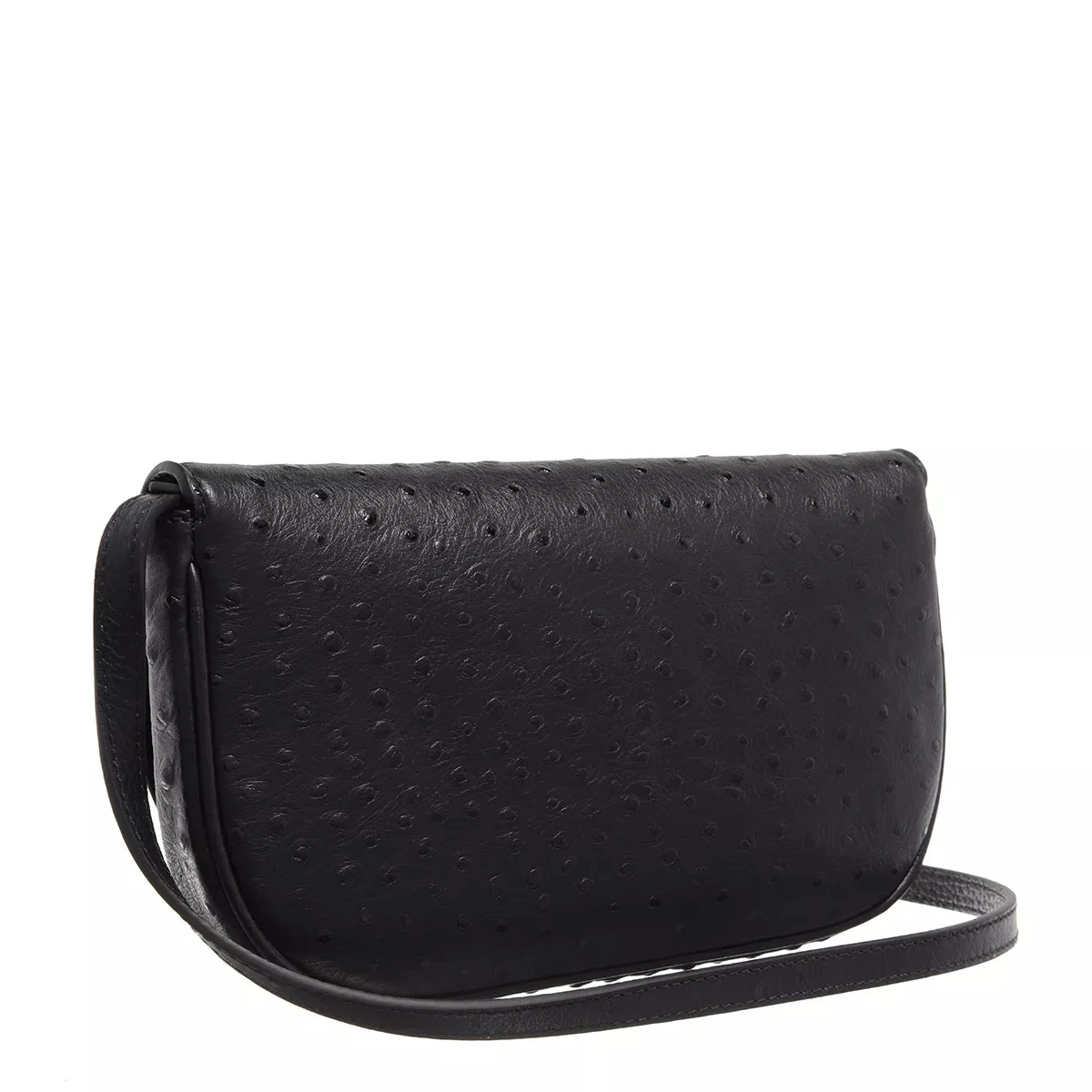 Coccinelle Magie Ostrich Noir Crossbody Bag 5 Coccinelle Magie Ostrich Noir Crossbody Bag – Bild 3