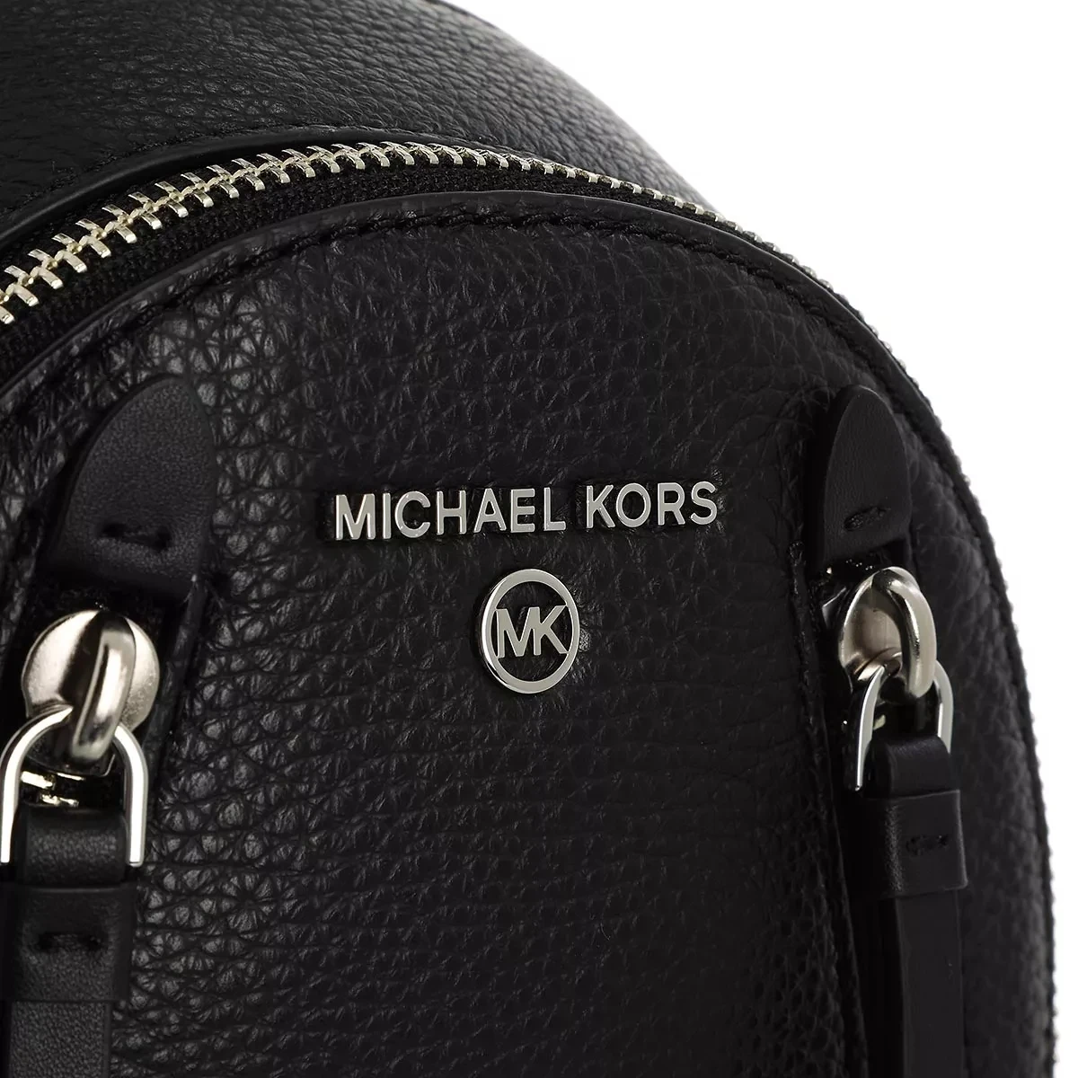 MICHAEL Michael Kors Brooklyn Extra Small Cnv Messenger Backpack Black Rucksack 6 MICHAEL Michael Kors Brooklyn Extra Small Cnv Messenger Backpack Black Rucksack – Bild 4