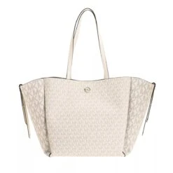 MICHAEL Michael Kors Freya Large Open Tote Bag Van/Cream Shopper