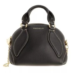 Coccinelle Colette Handle Bag Noir Bowling Bag