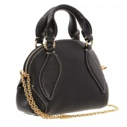 Coccinelle Colette Handle Bag Noir Bowling Bag -Modetaschengeschäft A0185745 Coccinelle position 3